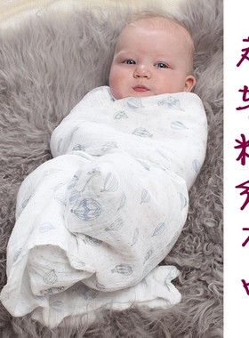 特*超软糯muslin有机棉纱布包巾浴巾盖毯床单哺乳巾多用巾
