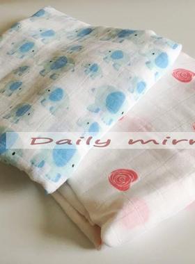 出口美国竹纤维muslin纱布巾浴巾遮阳巾哺乳巾包巾