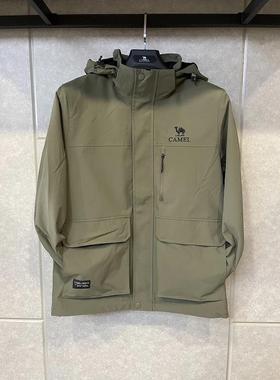 H15WR01193代购专柜同款2025秋冬新款男休闲保暖防风梭织外套加绒