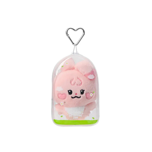 名学动物园PVC娃包含3张贴纸不含娃棉花娃娃收藏品挂包公仔收纳包