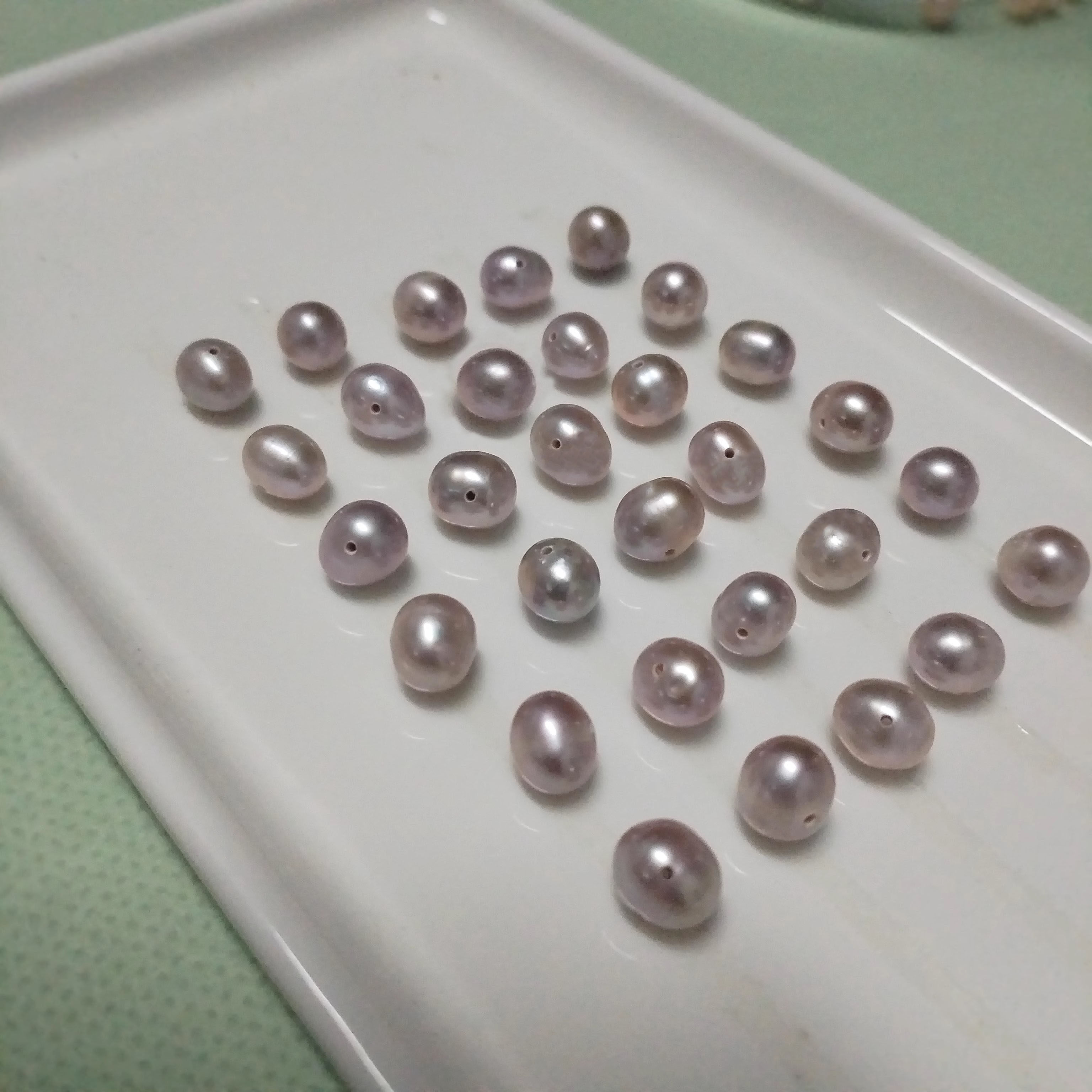 紫色天然淡水珍珠近圆椭圆鸡蛋圆散珠有孔大孔小孔珍珠无核,珠宝/钻石/翡翠,其他,淘宝优惠券,粉丝福利购,淘宝优惠卷