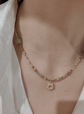 EPUU925纯银日式复古串珠项链