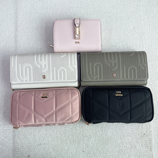 外贸尾货出泰国lyn女士长款多卡位钱包