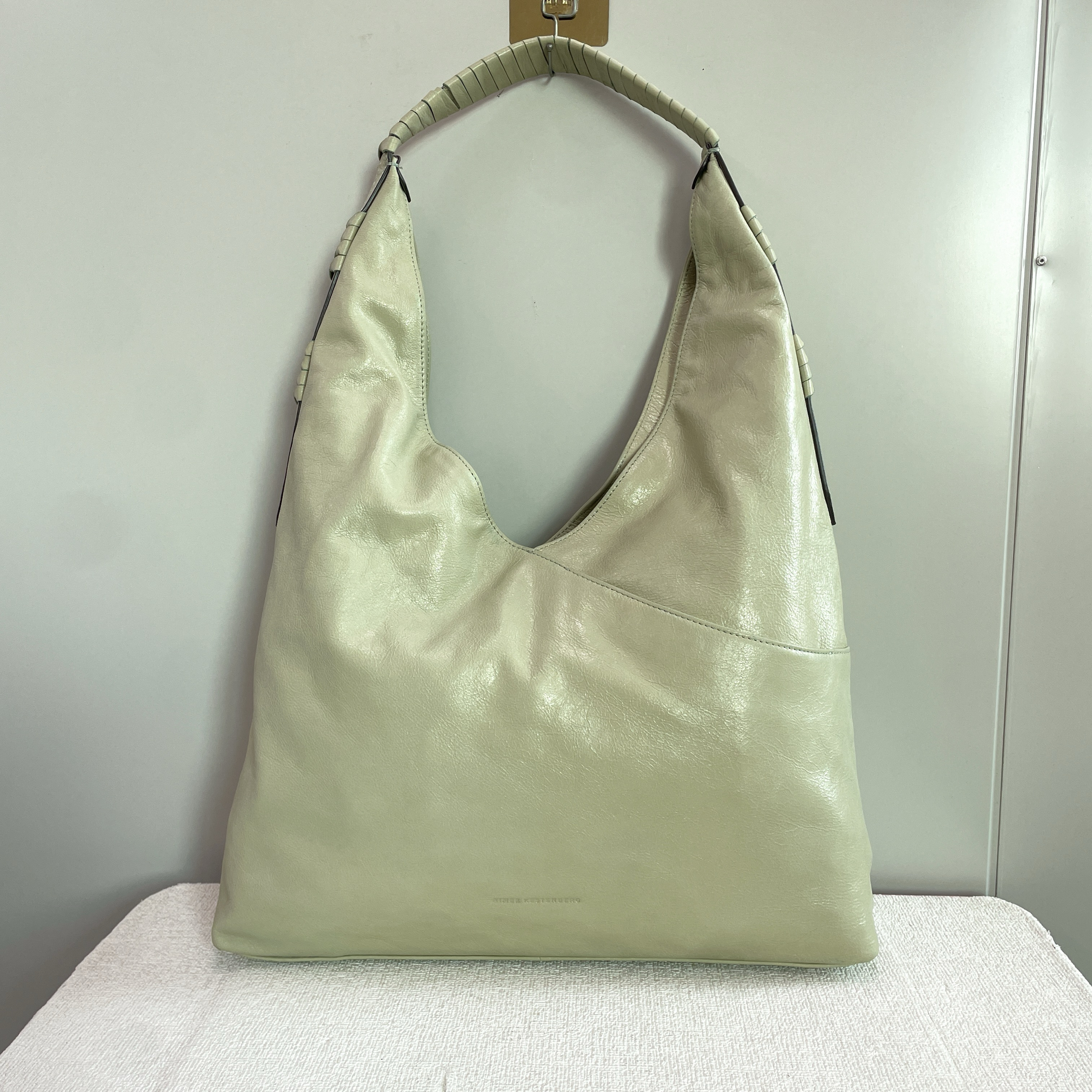 外贸原单尾货出口aimeekestenberg真皮牛皮单肩包