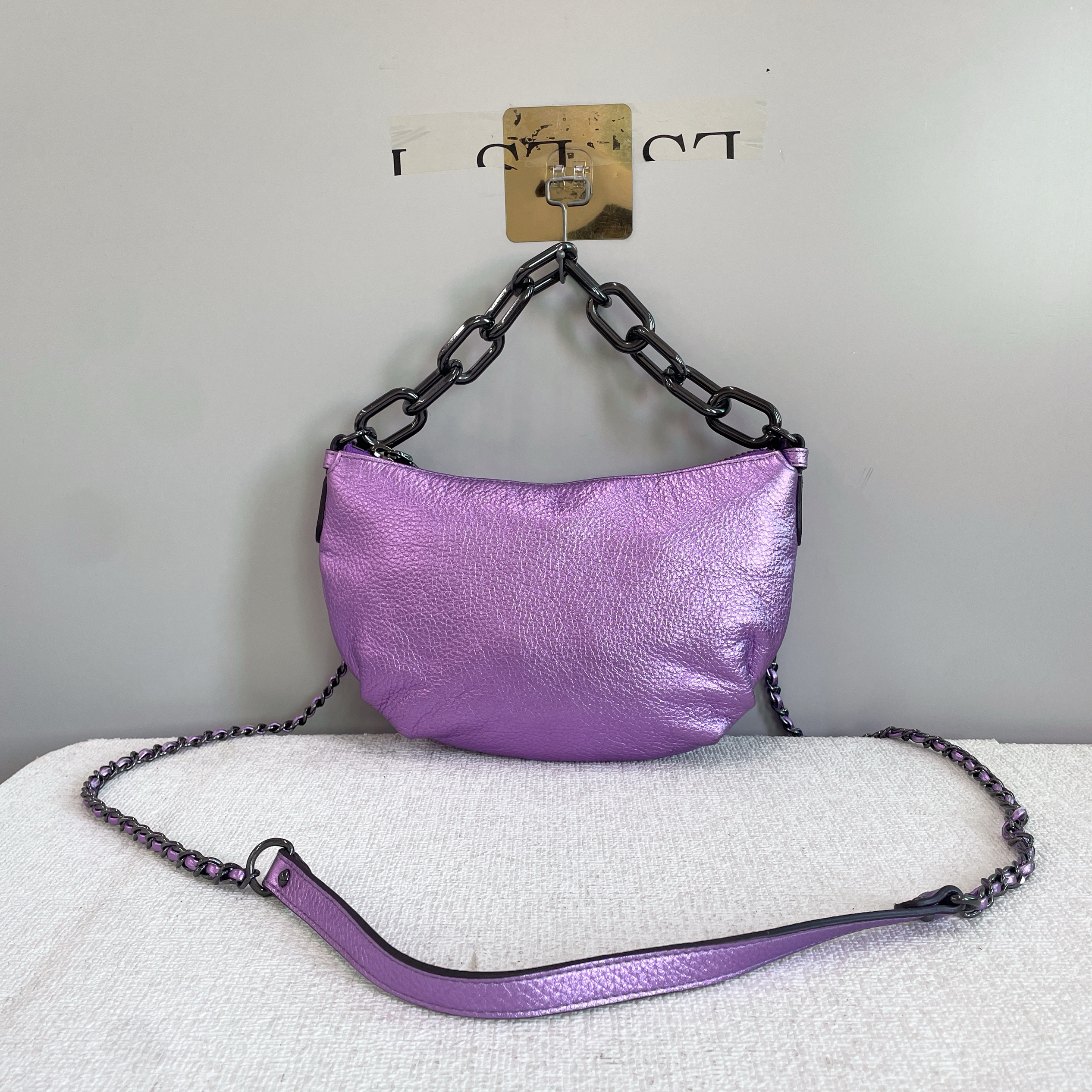 外贸原单尾货出口aimeekestenberg真皮牛皮手提斜挎包