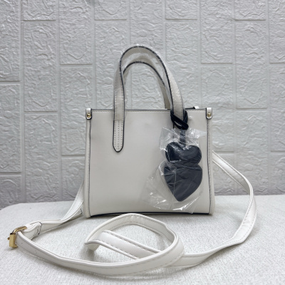 英国primark外贸尾货休闲时尚百搭白色单肩斜挎手提包