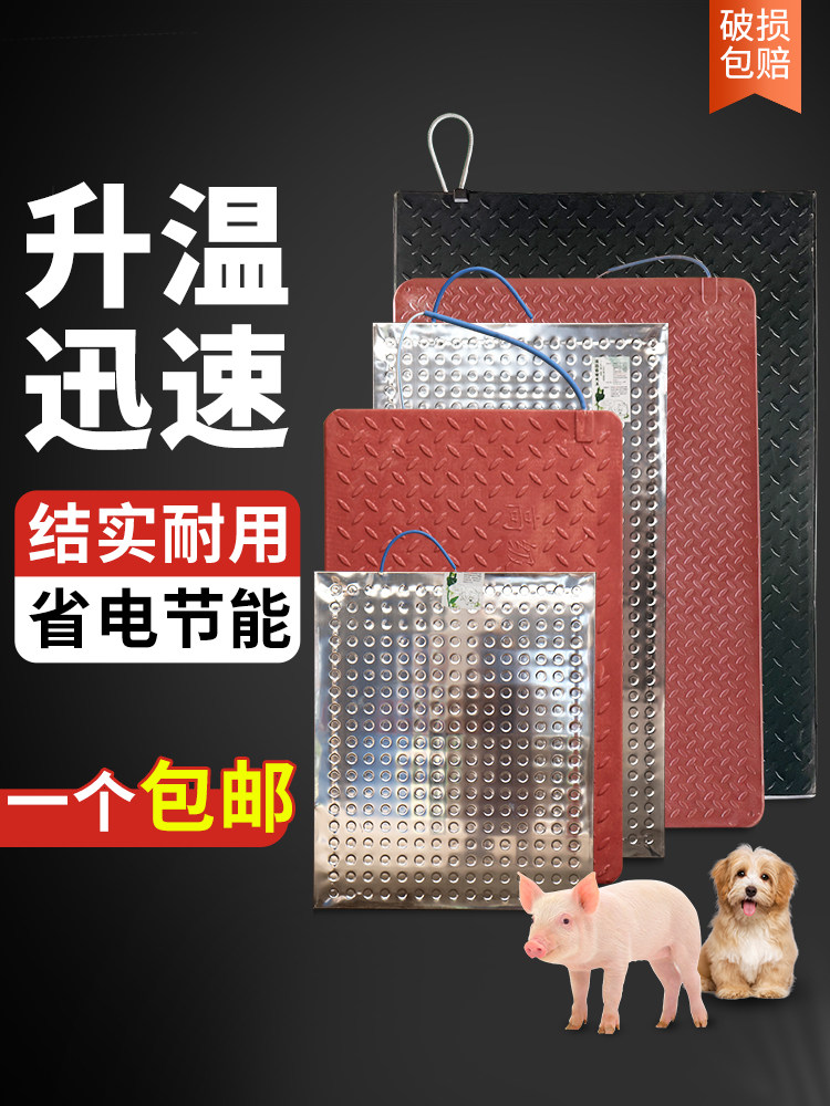加大加厚电热板仔猪宠物养殖场加热保温板不锈钢碳纤维橡胶取暖