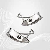 通用弹簧搭扣112鸭嘴小锁扣铁镀镍 五金配件金属304不锈钢箱扣