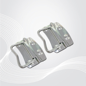 不锈钢航空工具箱明装 抽手203铁镀镍电柜箱折叠拉手