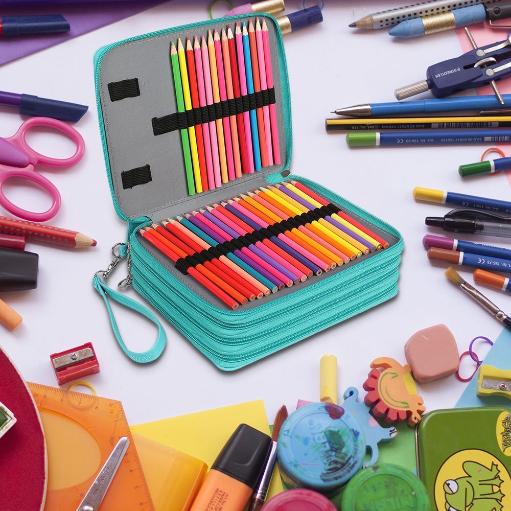 pu160色绘画彩铅新款大容量包邮