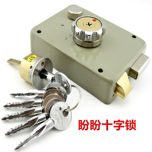 包邮老式盼盼防盗门锁安防美心大门锁AFS1076D外装铁门C级大小号