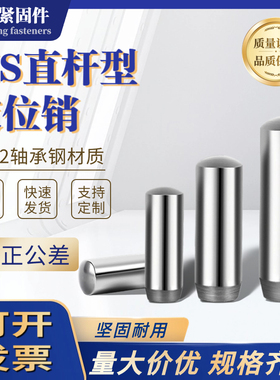 MS直杆型定位销GB119实心销DIN6325轴承钢圆柱销钉销轴123456810