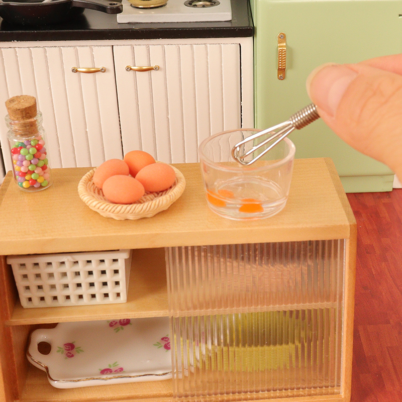 微缩仿真迷你鸡蛋打蛋器模型配件