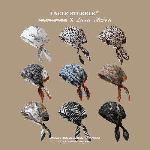 欧美辣妹风方巾女可当抹胸复古