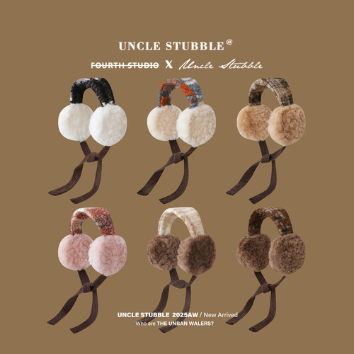 氛围感毛绒软骨耳罩秋冬旅游