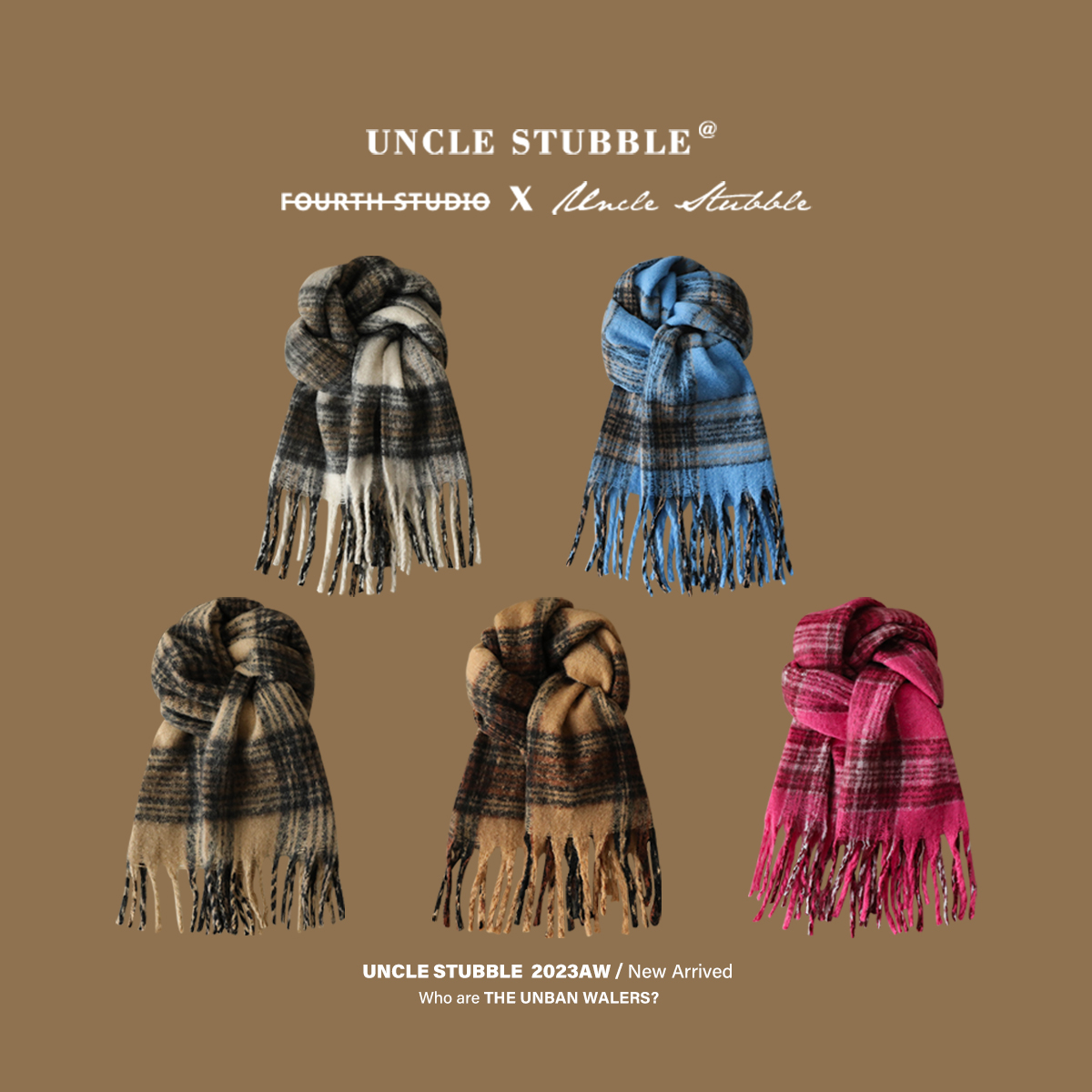 秋冬加厚加大围巾韩系格子格纹防寒保暖围脖男女学生情侣流苏披肩