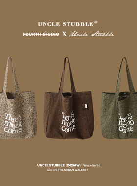 秋冬大容量单肩托特包韩国ins风潮流街拍豹纹包包咖啡色帆布包女