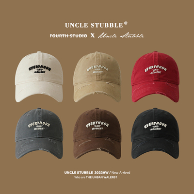 胡茬叔叔棒球帽日系复古男女