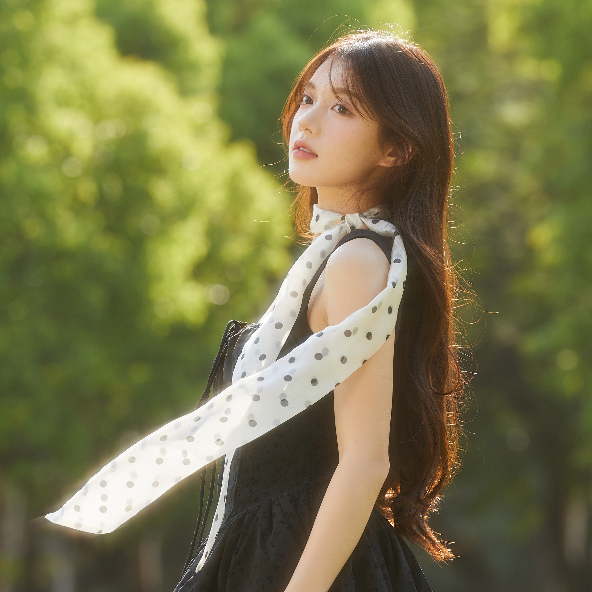 高级感气质波点丝巾秋天法式复古优雅系脖领巾韩系百搭发带飘带女 高级感气质波点丝巾秋天法式复古优雅系脖领巾韩系百搭发带飘带女