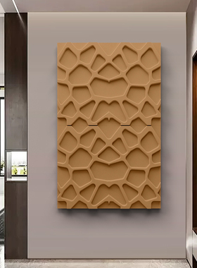 3d立体砂岩木雕抽象浮雕装饰画