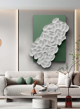 3d立体浮雕样板房售楼部装饰画