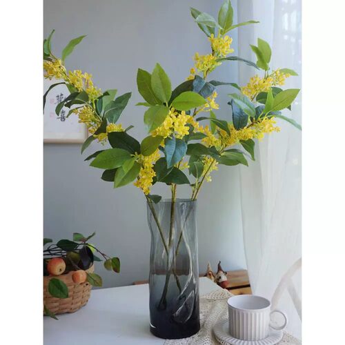 仿真桂花仿真花摆设桂花枝高级仿生假花金桂千里香装饰摄影道具