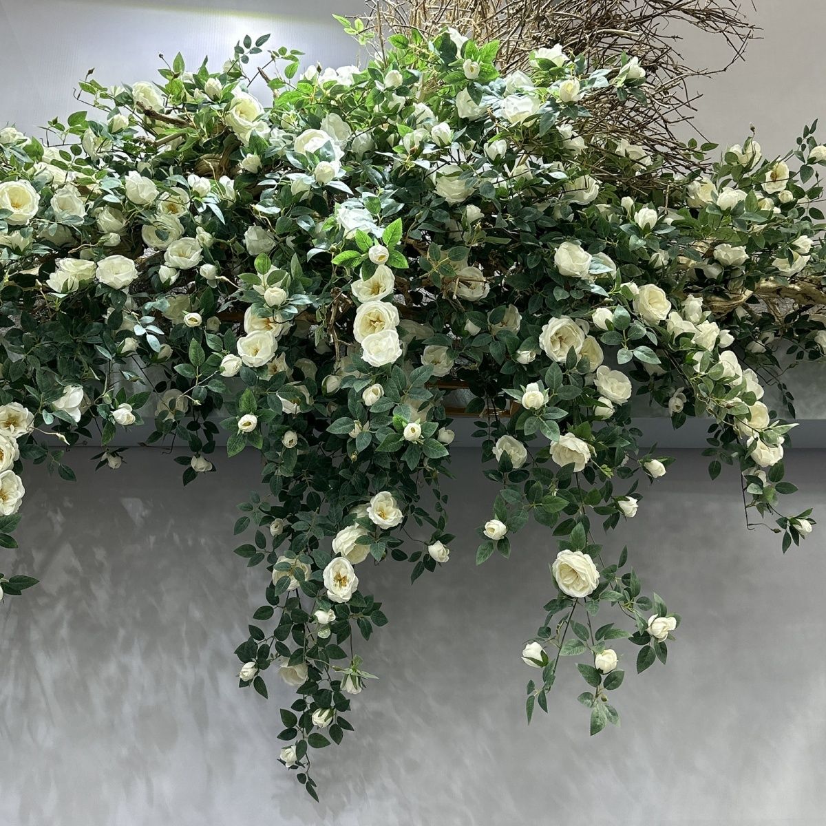 仿真藤条藤蔓缠绕挂壁植物遮挡空调管装饰墙面美化绿植花藤ins风