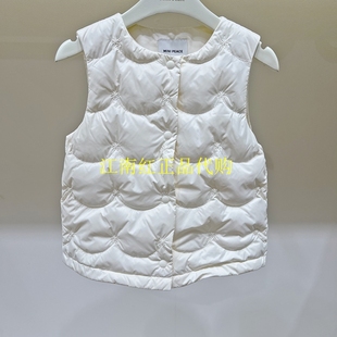 F2AHF4127 mini peace太平鸟童装专柜正品2025冬季款女童羽绒马甲