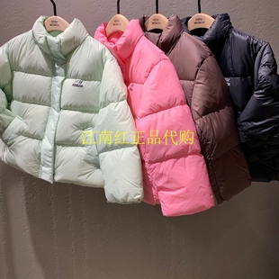 little 24年冬男女童立领保暖羽绒服外套KBD4EIN032 moco专柜正品