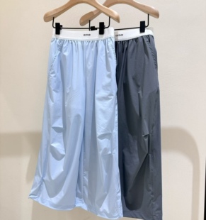 littlemoco专柜正品2026夏装新品男女童阔腿长裤KBF2PAT015