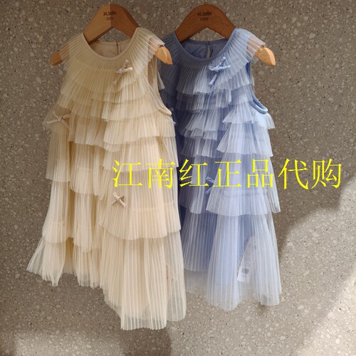 Mlatin马拉丁童装2026年女童夏款公主裙纱裙连衣裙子126313009C