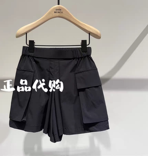 little 25年夏男女童大口袋工装 风短裤 KBE2SOT031 moco专柜正品