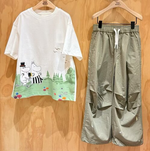 little moco专柜正品童装26夏新款男女童短袖T恤KBF2TEE001