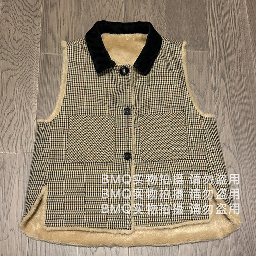 双面两穿马甲秋冬绒感叠穿