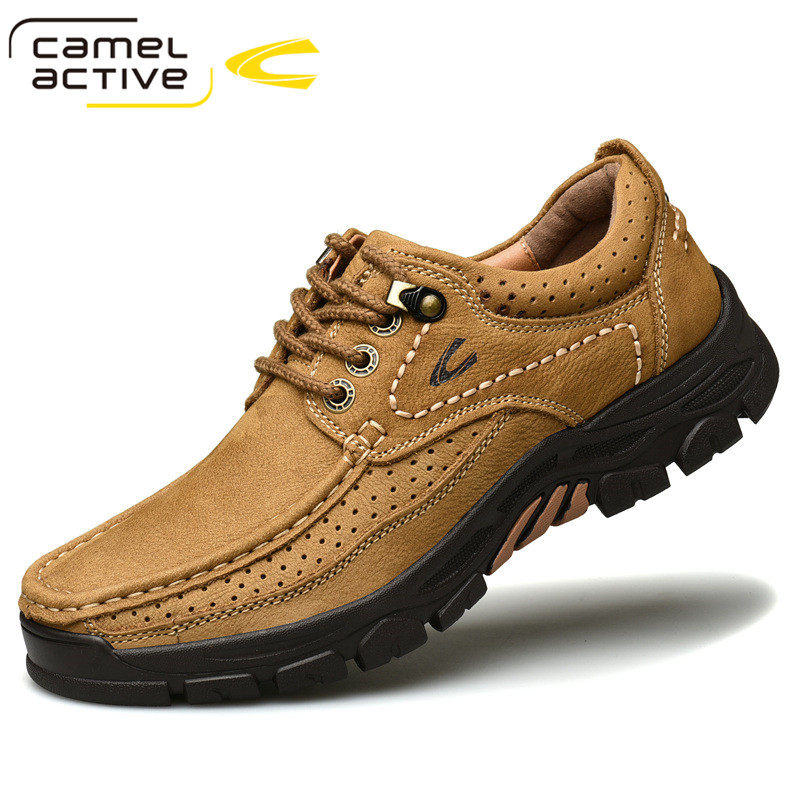德国骆驼动感男鞋春秋季潮流新款男士透气软底皮鞋厚底真皮休闲鞋,流行男鞋,单鞋,淘宝优惠券,粉丝福利购,淘宝优惠卷
