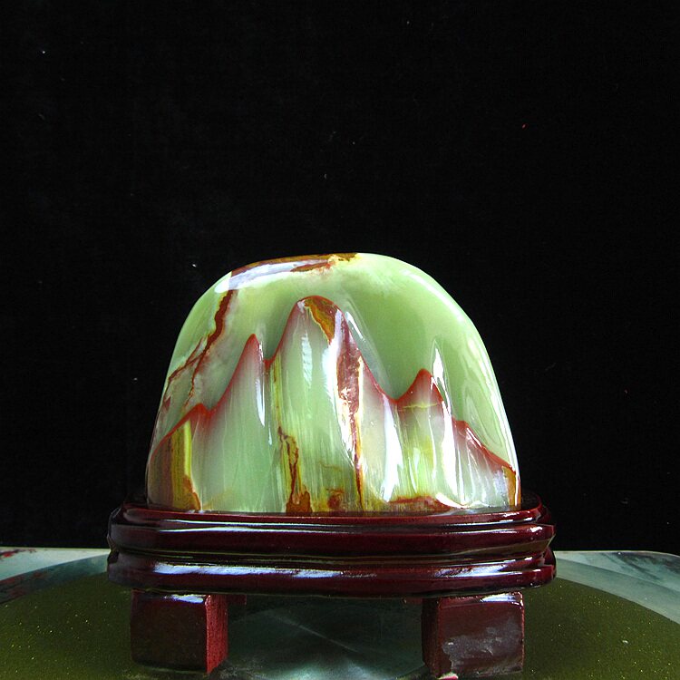 古青玉摆件天然奇石原石靠山石客厅观赏装饰品雕刻阿富汗收藏高档