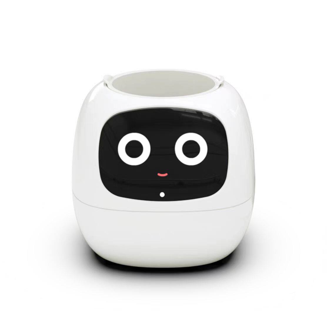 아이비 스마트 플랜트 귀여운 애완 동물 로봇 스마트 화분 테이블 세트 트렌디 한 블랙 기술 상품 크리 에이 티브 선물