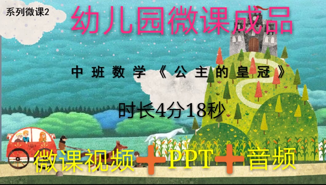 微课成品包邮幼儿园女声PPT课件制作视频参赛