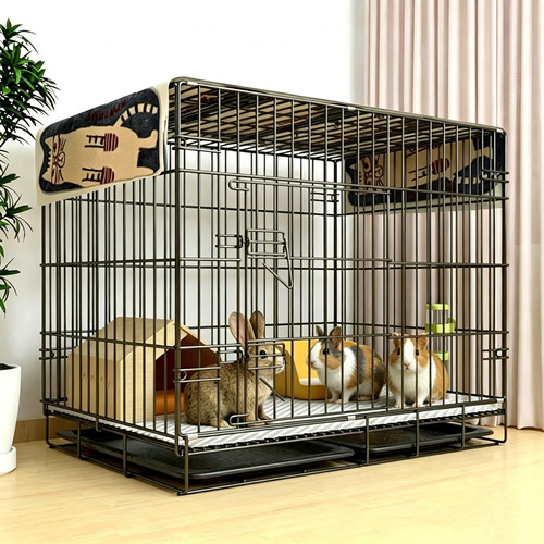 大号室内折叠侏儒兔荷兰猪笼