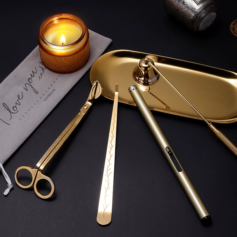 Aromatherapy, candle, tools set, high-end electronic lighter with usb charger