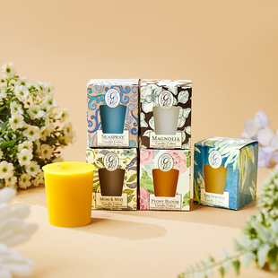 美国greenleaf香薰蜡烛大豆精油香氛绿叶许愿烛替换装 卧室小众