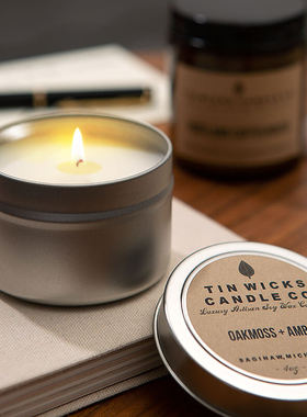 tin wicks香薰蜡烛twcc香氛家用薰衣草卧室栀子花生日礼物女