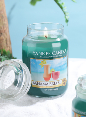 美国扬基yankee candle香薰蜡烛礼物仲夏之夜卧室香氛持久
