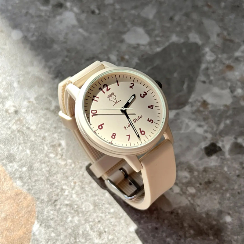 fidodido七喜小子简约石英手表男女学生党考试专用高颜值小巧腕表