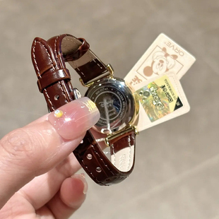 Disney迪士尼手表女款 石英腕表情人节送女生生日礼物 小众优雅时尚