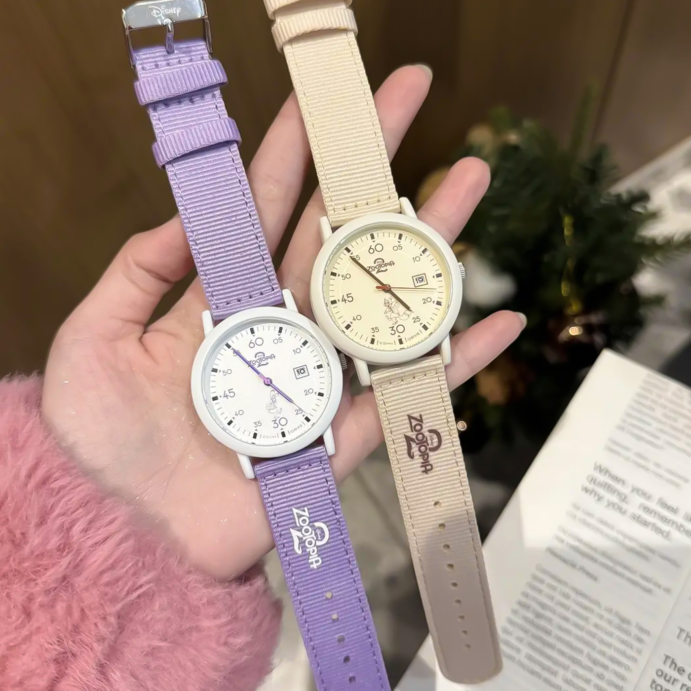 迪士尼疯狂动物城限量款手表女学生初高中考试专用石英表圣诞礼物