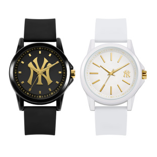 MLB手表女时尚 休闲硅胶石英表初高中学生运动简约情侣表NY23071