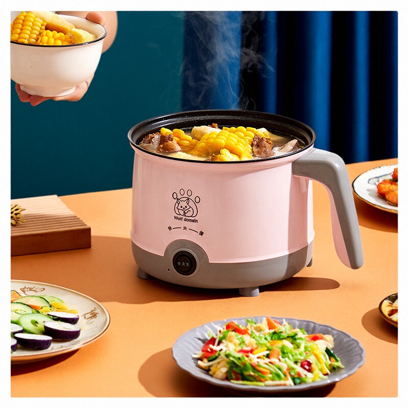 电煮锅宿舍学生煮面小锅蒸煮不粘