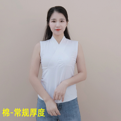 打底禅服纯色汉服交领复古女