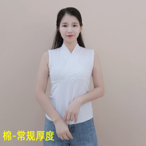 打底禅服纯色汉服交领复古女